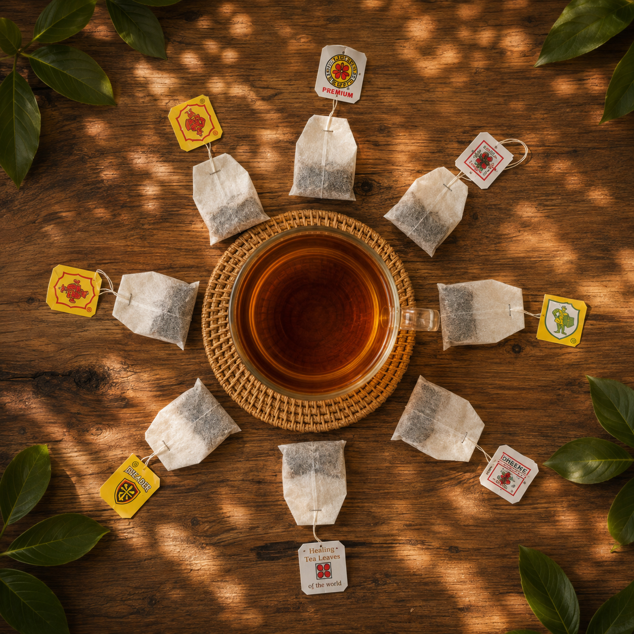 Traditional tea bags